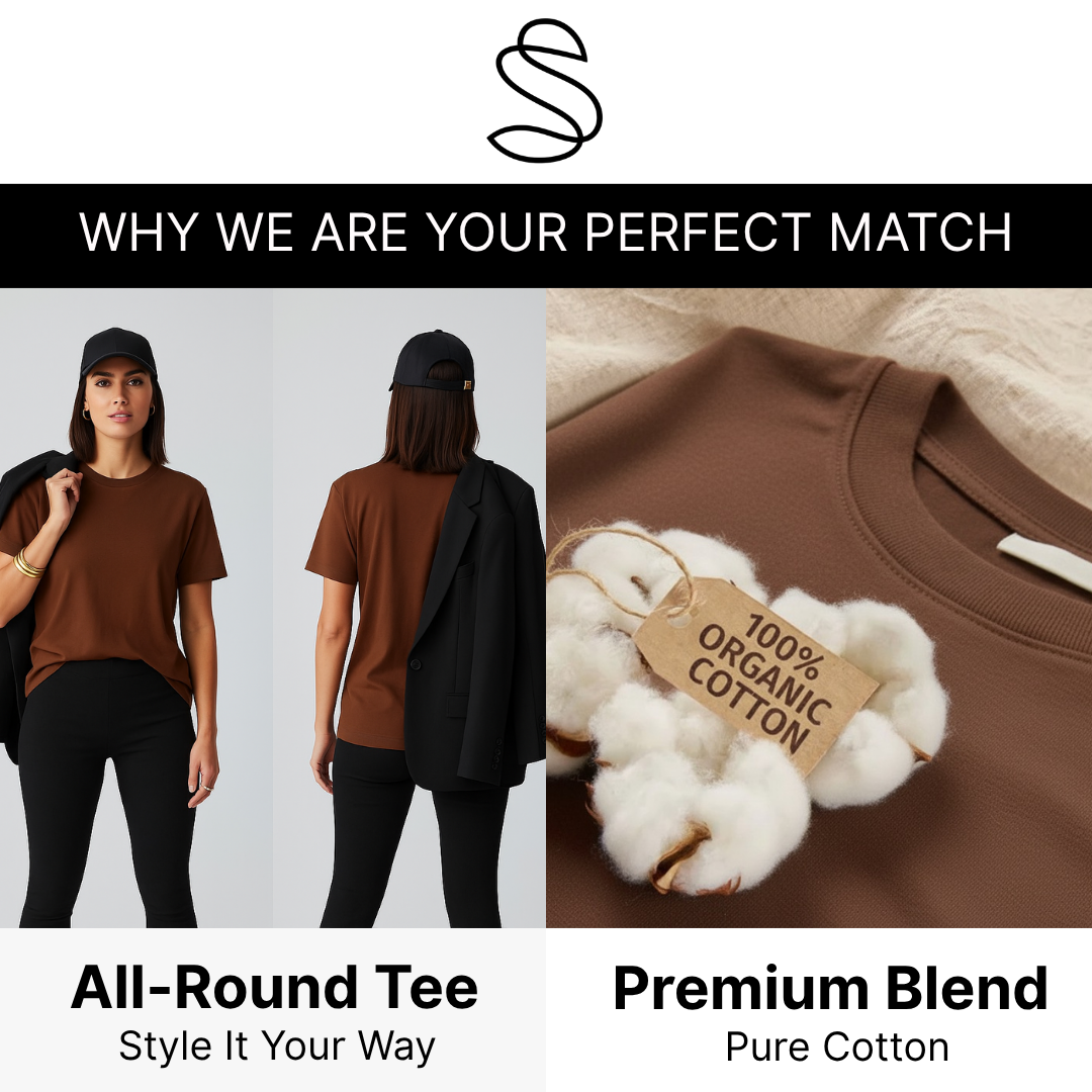 black tee perfect match alternate Serafina