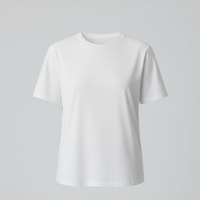 Elevated Everyday Classic Tee — size chart, White