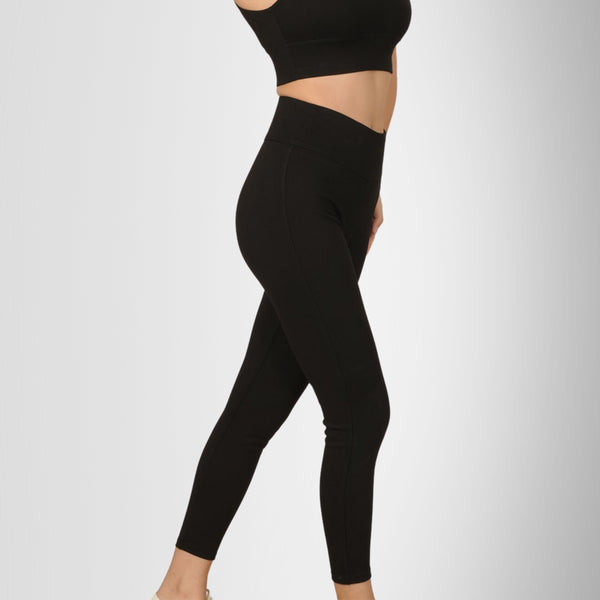 Tummy Tucker Leggings Black - High Waisted Compression Leggings — Tummy Tucker Leggings Black - High Waisted Compression Leggings