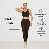 Tummy Tucker Leggings Brown — feature highlights, Brown