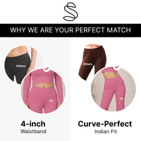 Tummy Tucker Trouser Pink — lifestyle shot, Pink