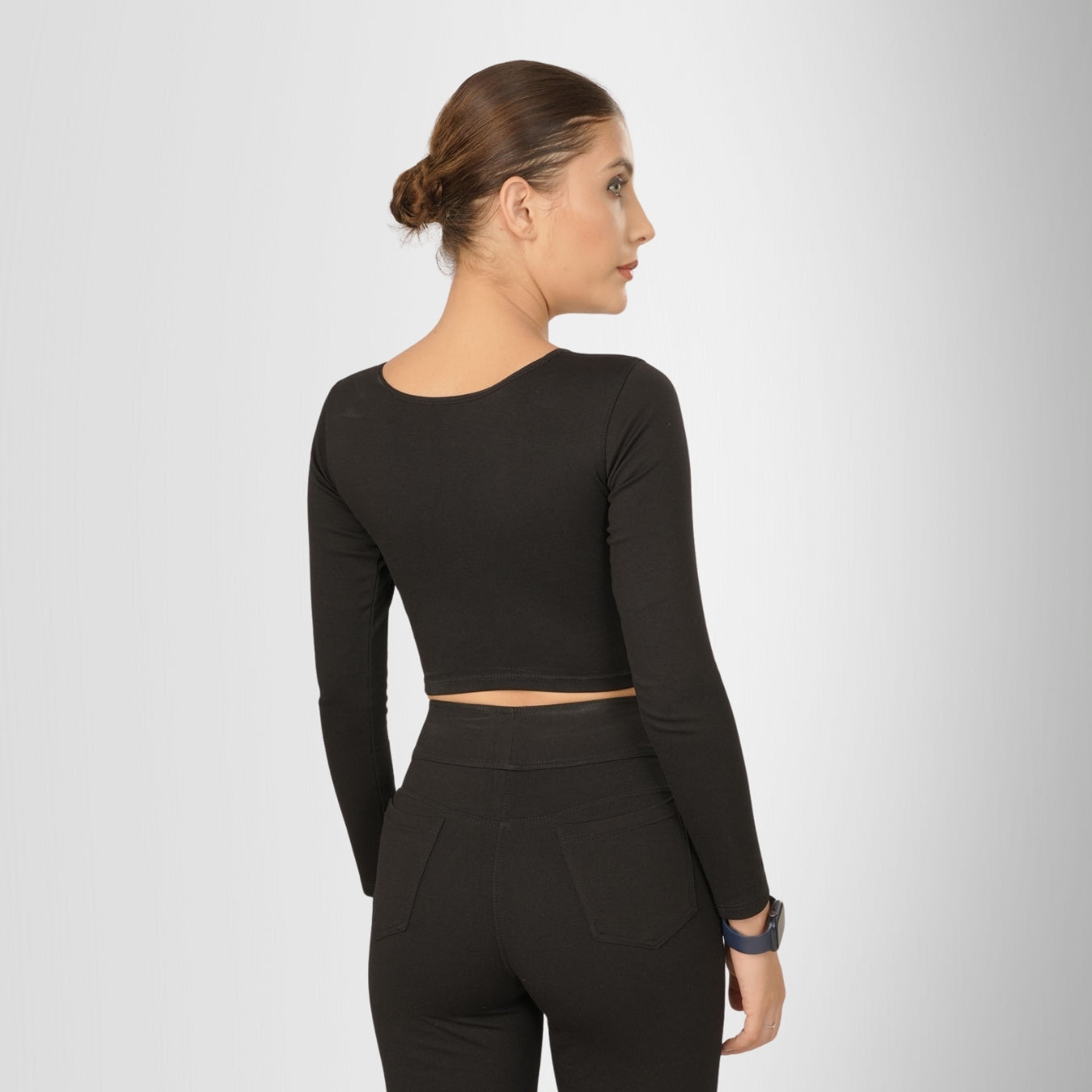 Compression Full-Sleeves Top — Buttery-Soft Athleisure for Indian Women
